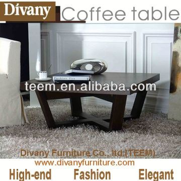 2013 Divany small square tempered glass coffee table