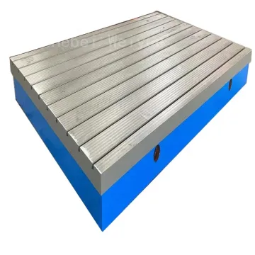Precision Tools for Flatness Inspection: T-Slot Base Plate, Cast Iron Working Table Plate