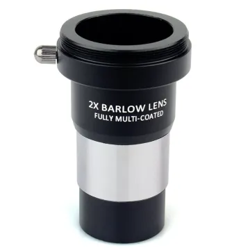 2x and 3x Barlow Lens with M42x0.75 Thread for Telescope Eyepieces