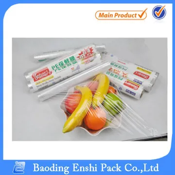 stretch film type food grade pe cling film