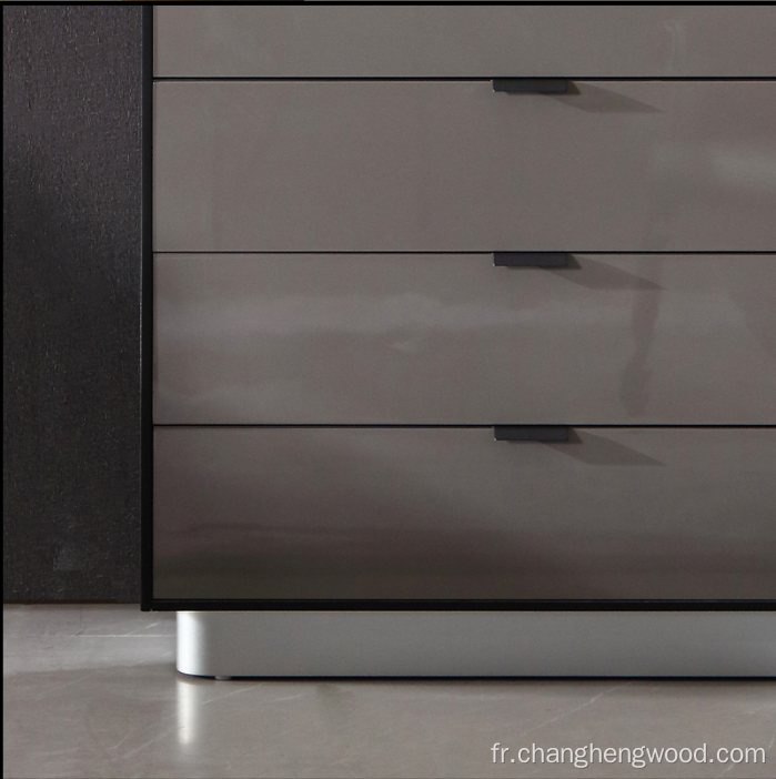 Cabinet de tiroir MDF ou PB 5 de luxe