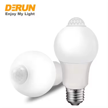 LED Motion Sensor Light Bulb for Washroom and Garage - 7W 9W 12W E27 E26 B22 Base