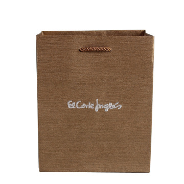 Packaging Bags Gold Shopping Paper Bag Custom Logo