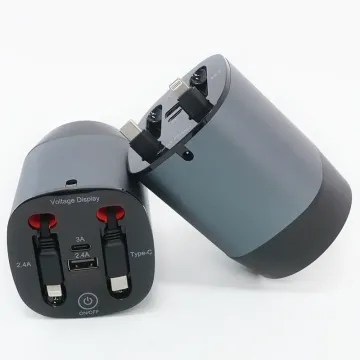 EU/AU/RU Stock Square RGB 4-in-1 QC3.0 Car Charger with 1 Year Warranty - Wholesale Price