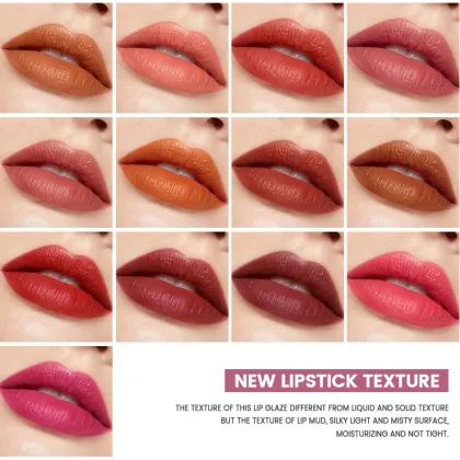 Waterproof Vegan Matte Liquid Lipstick - Thin as Fog Velvet Matte Lipstick