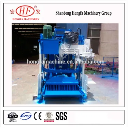 QMJ-10A Shandong hongfa construction equipment concrete brick machine