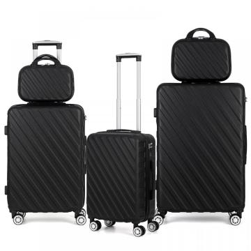 Poupas de bagagem com 5 peças com trava TSA