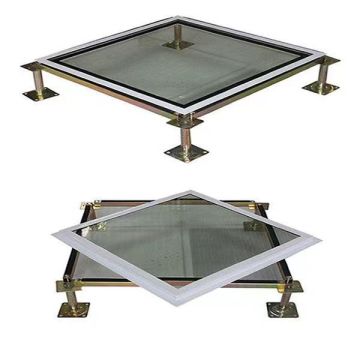 High quality good glass raised flooring tile prices Access floor
