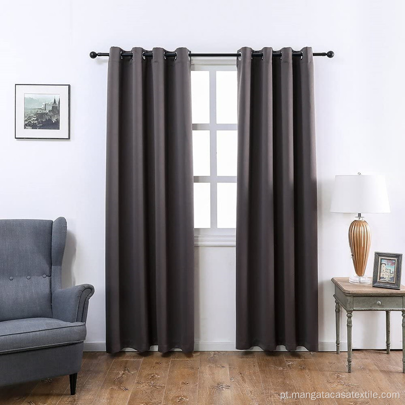 Cortinas de blecaute para sala de estar