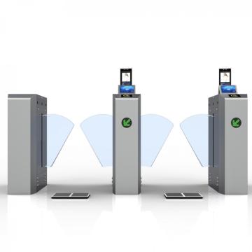 Sistema de control de acceso de la puerta del torniquete del Esd de la barrera de la aleta