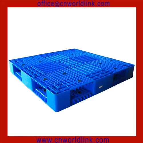 6000kgs Double stacking Face Four Way Plastic Pallet