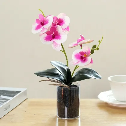 Artificial Orchid Plant for Wedding, Party, and Home Office Decor