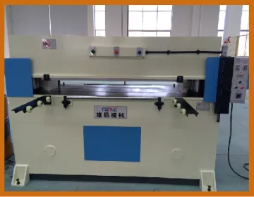 Four column hydraulic plane leather die cutting press machine
