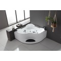 Hot Tub Spa Massage Acrylic Corner Whirlpool for Two Persons Massage Bathtub