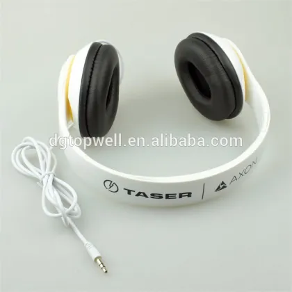 custom pantone folding wired headphone