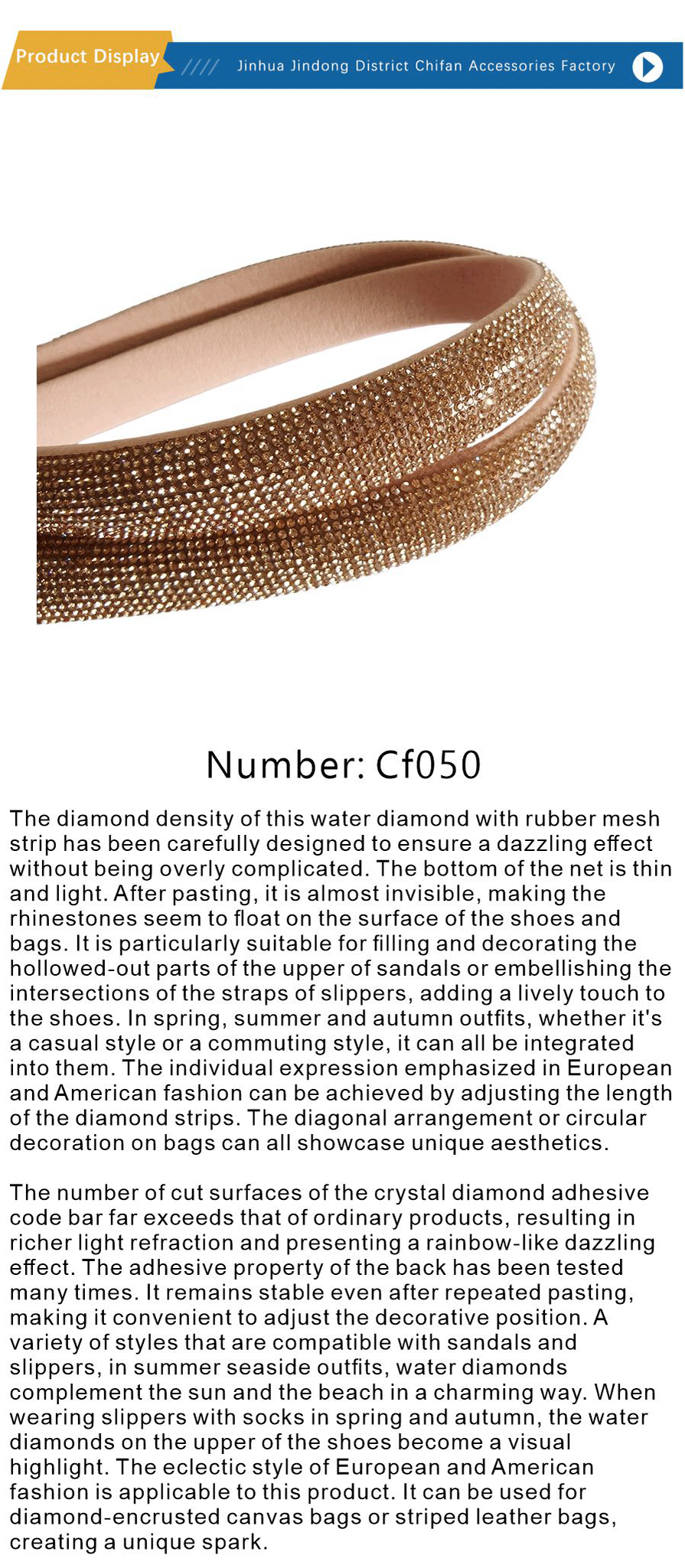 Shoe accessories-xiangqing1-CF050