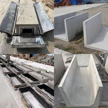 Prefabricated Concrete Products: U Shaped Wet Casting Box Channel Ducts Mold