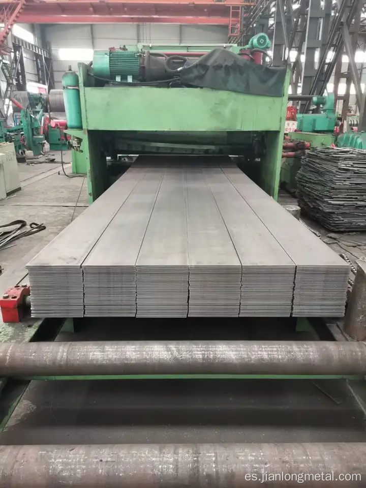 Barra plana de acero galvanizado de hierro enrollado s355jr