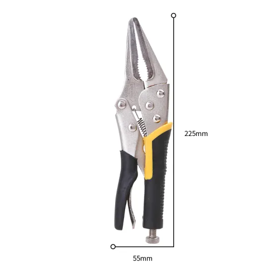 Deli DL20015 tools professional long nose lock-grips 9 inch locking plier