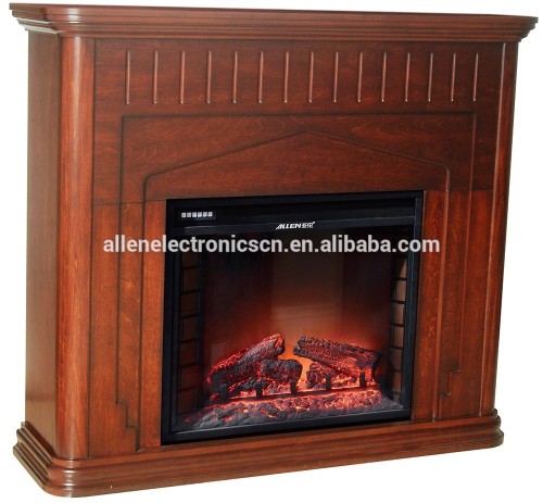 home decoration artificial led electric fireplace mantel with heat