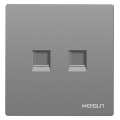 Hot sale two gang tel socket