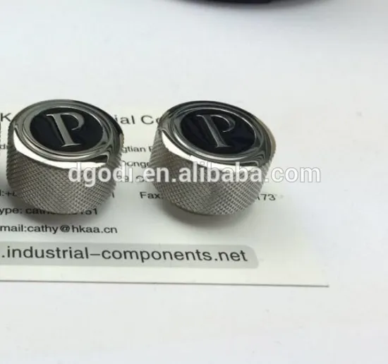 Precision CNC machining parts, stainless steel knurled knob