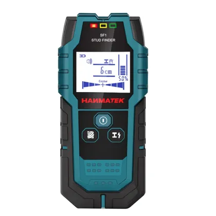HANMATEK LCD HD Wood Stud Finder: Metal and Live Cable Detection