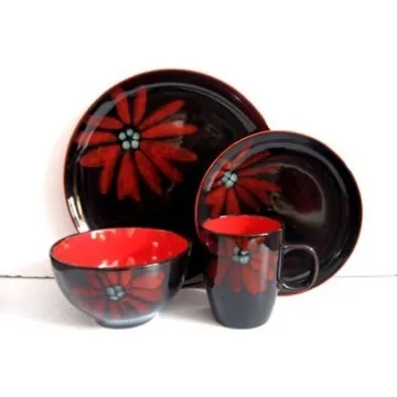 Ceramic Dinnerware Flower Design