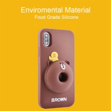 Multifunction Cartoon Silicone Phone Case for Sale