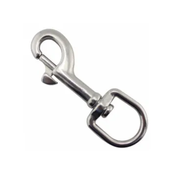 Spring Snap Hook Half Round Base
