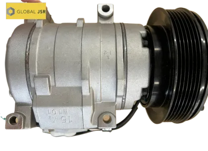 Excavator air conditioning compressor