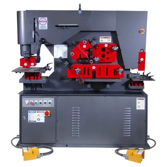 High Efficiency 1200kN 4T Multifunctional Hydraulic Iron Worker Machine