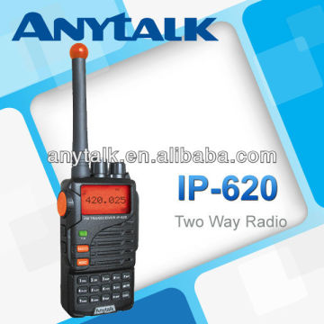 IP-620 waterproof IP-65 two way radio with big LCD+keypad