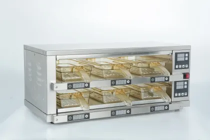 Vertical Warmer Display Cabinet for Hamburger Patties - Hot Sale McDonald KFC Warmer