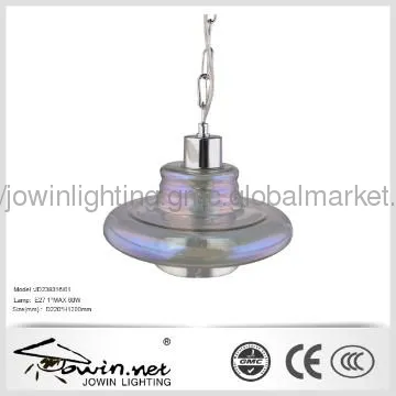 Multicolou Red Glass Pendant Light