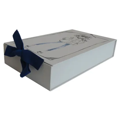 Custom White Paper Underwear Box Packaging