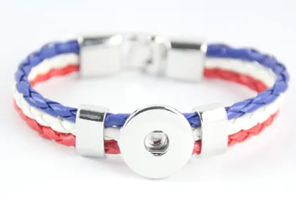 Customized Noosa Clip Bangle Noosa PU Leather Bracelets