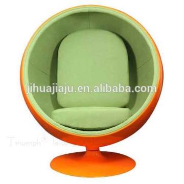 replica fiberglass ball chair /ball shaped chair/swivel ball chair