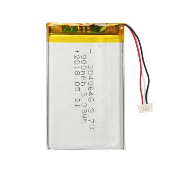 고온 304064 3.7V 900mAh 리튬 폴리머 배터리