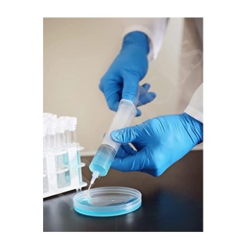 Blue Nitrile gloves Colors gloves