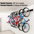 Support de garage mural de support de rangement de vélos