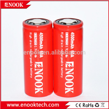 Enook 26650 4500mah 60A 3.7v ego Battery