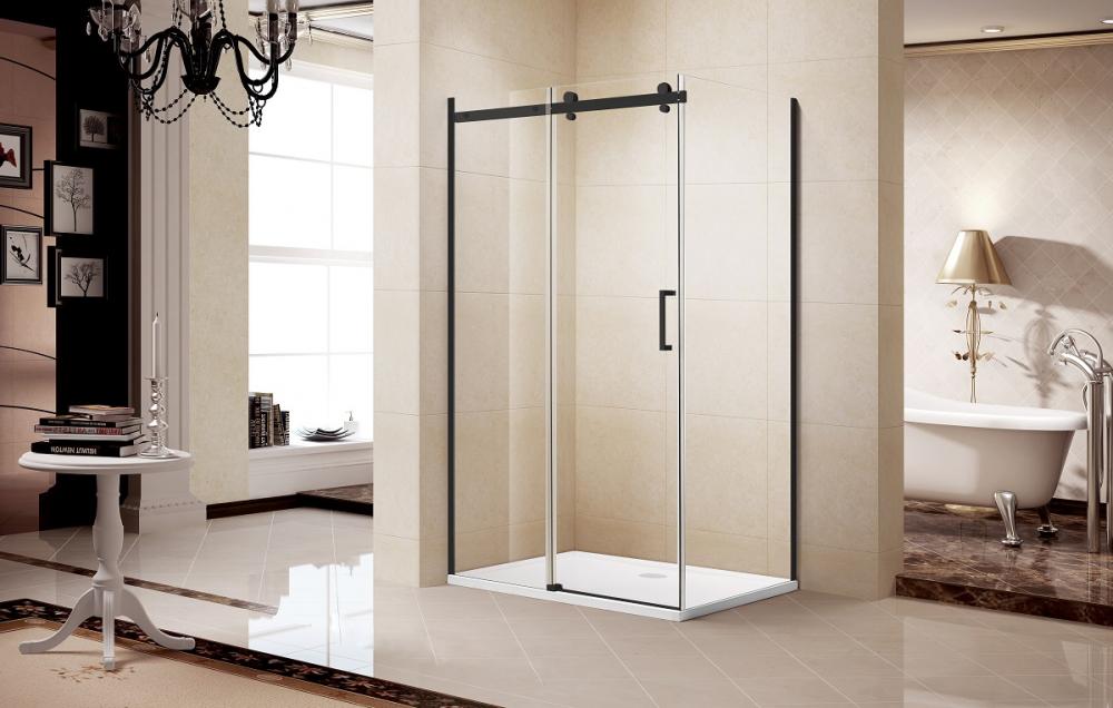 Simple Shower Enclosure Cabin With Sliding Door