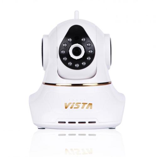 720P Wireless Wall Mounted Memory Card IP Camera RJ45