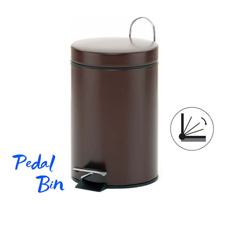 stainless steel pedal bin