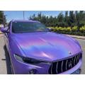 Purple luster holographic laser automobile vinyl