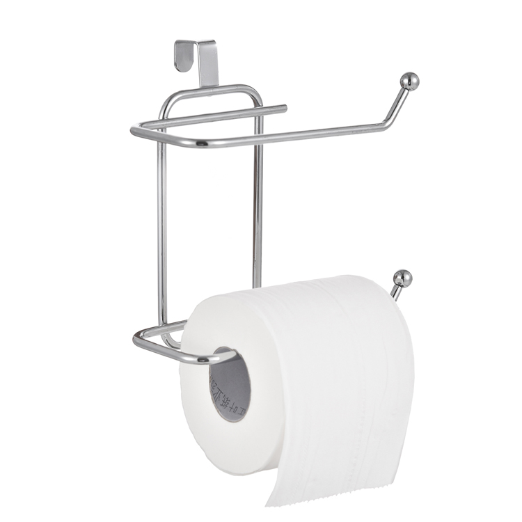 Stylish hook over toilet paper roll holder (1)