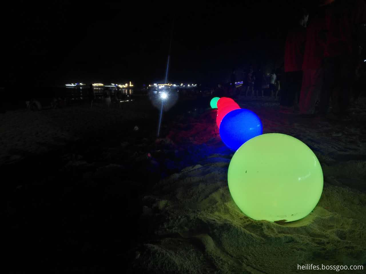 sand beach led ball light