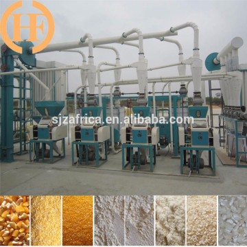 supply 20t/d small maize milling plant