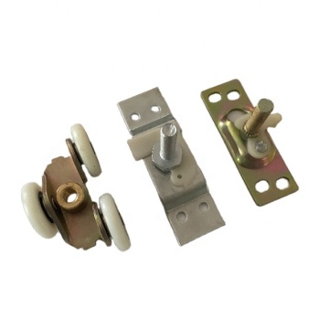 Sliding Door rollers: Brown Plastic and Steel Wheels, 80mm Size